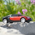 Машина радиоуправляемая Bugatti Veyron, 1:24, работает от батареек, свет, цвет красный - Фото 7
