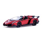 Машина радиоуправляемая Lamborghini Veneno, 1:14, работает от аккумулятора, световые эффекты, цвет красный, mz 2304J - Фото 2