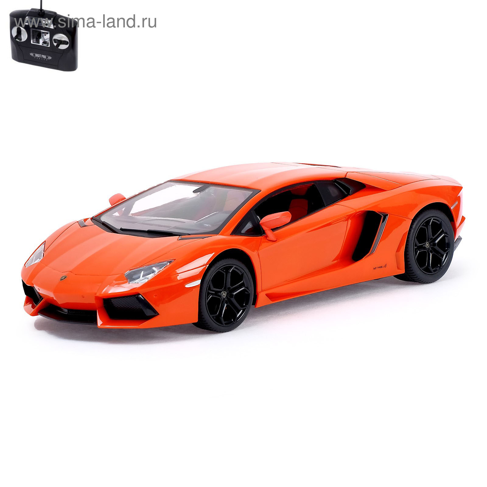 Машина радиоуправляемая Lamborghini Aventador, 1:14, работает от  аккумулятора, свет, цвет оранжевый (2394320) - Купить по цене от 1 328.00  руб. | Интернет магазин SIMA-LAND.RU