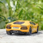 Машина радиоуправляемая Lamborghini Aventador, 1:14, работает от аккумулятора, свет, цвет оранжевый - Фото 15
