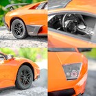 Машина радиоуправляемая Lamborghini Murcielago, 1:10, работает от аккумулятора, свет, МИКС, - Фото 8