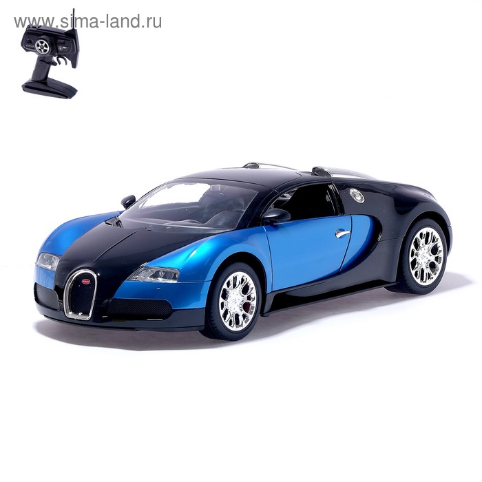 Машина радиоуправляемая "Bugatti Veyron", масштаб 1:10, работает от аккумулятора, свет, МИКС, mz 2050