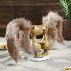 Сувенир полистоун "Влюблённые бельчата с пушистыми хвостиками" 14х13х4,5 см - Фото 3