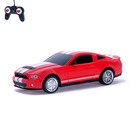 Машина радиоуправляемая Ford Shelby Mustang, 1:24, работает от батареек, свет, цвет красный, mz 27050 - Фото 1