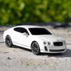 Машина радиоуправляемая Bentley Continental, 1:24, работает от батареек, свет, цвет белый, mz 27040 - Фото 7