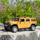 Машина радиоуправляемая Hummer H2, 1:14, работает от аккумулятора, свет, цвет оранжевый - Фото 13