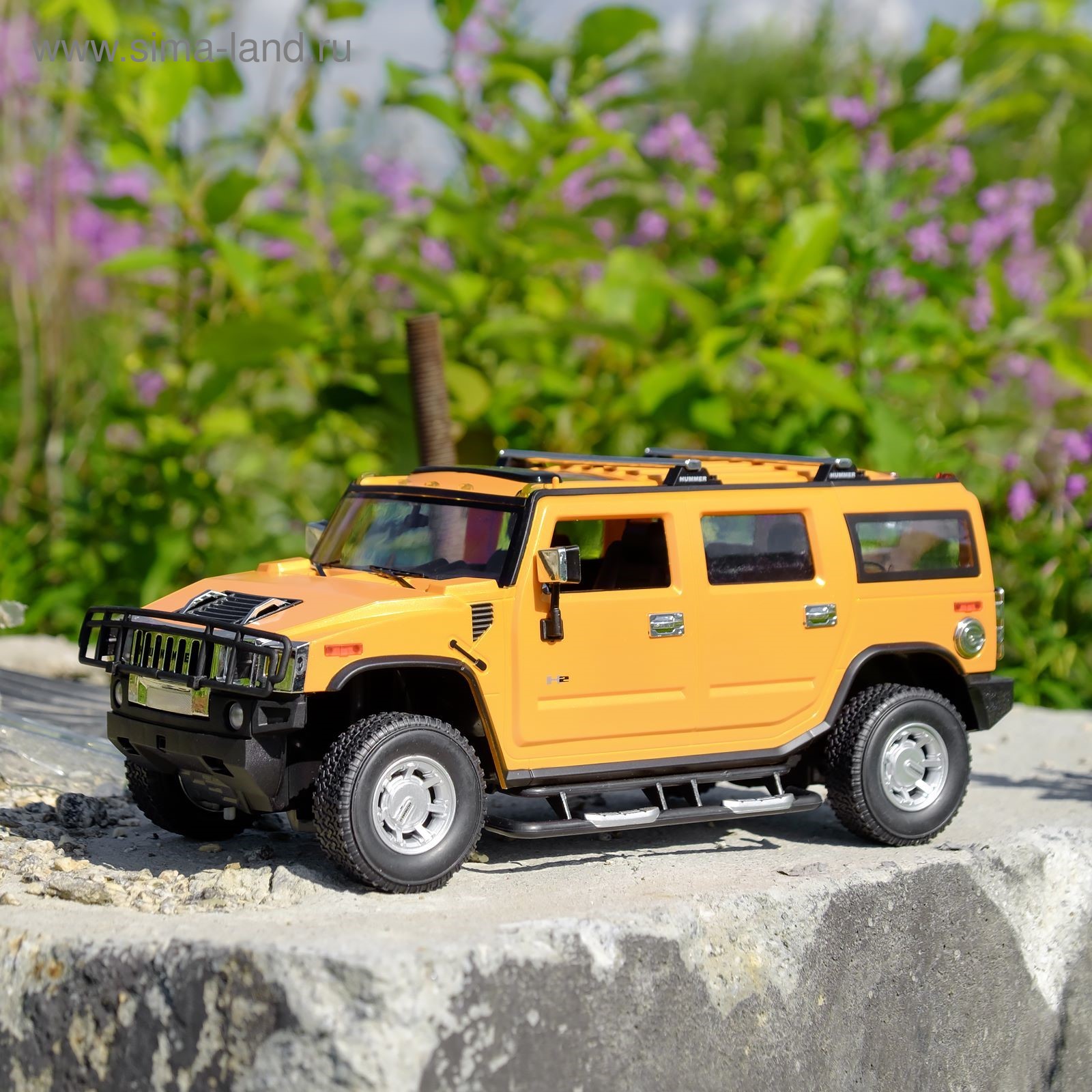 Машина радиоуправляемая Hummer H2, 1:14, работает от аккумулятора, свет,  цвет оранжевый (2394323) - Купить по цене от 1 576.00 руб. | Интернет  магазин SIMA-LAND.RU