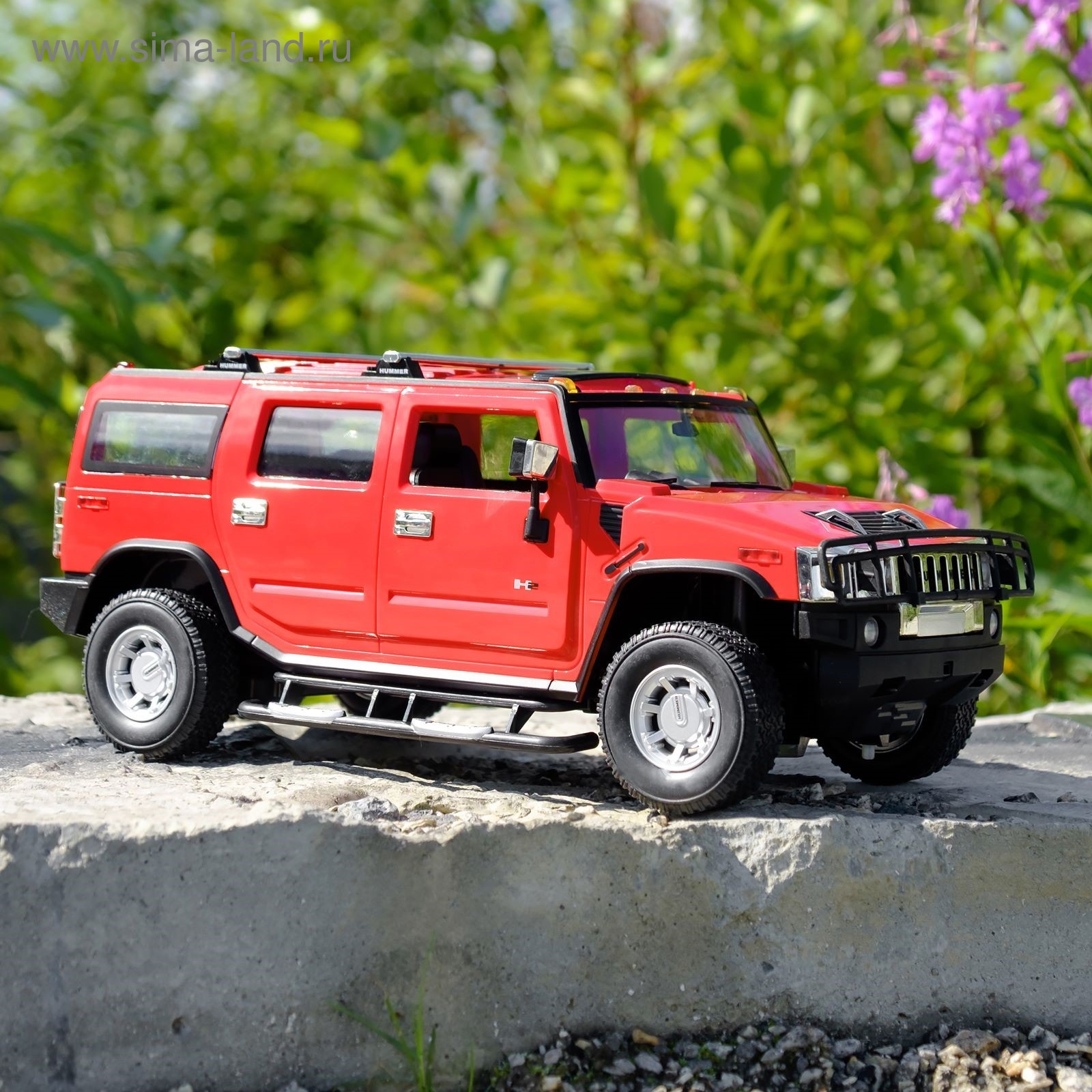 Машина радиоуправляемая Hummer H2, 1:14, работает от аккумулятора, свет,  цвет оранжевый (2394323) - Купить по цене от 1 576.00 руб. | Интернет  магазин SIMA-LAND.RU