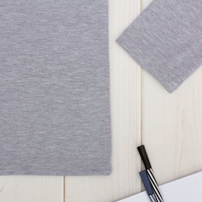 Джемпер для мальчика "День знаний", рост 140 см (72), цвет серый ПДД646809