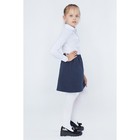 Юбка для девочки "Школьная пора", рост 122 см (62), цвет тёмно-синий - Фото 3