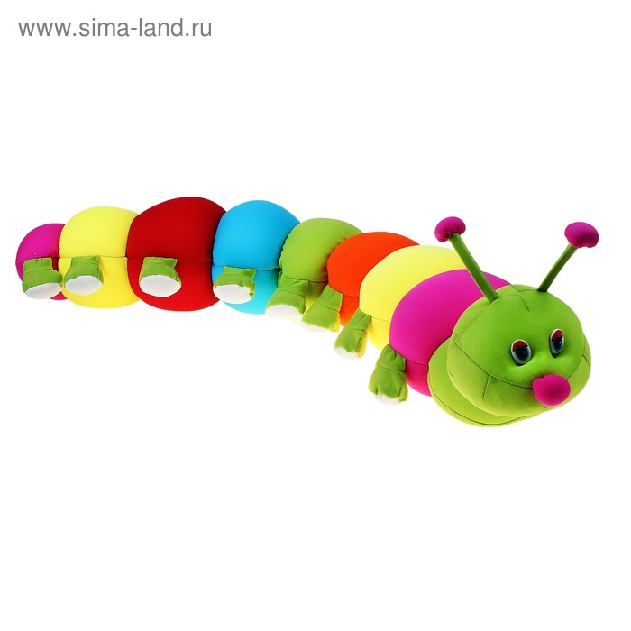 Мягкая игрушка-антистресс "Гусеница", цвета Микс - Фото 1