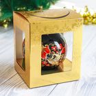 Шар "Аленький цветочек" чёрный 9 см - Фото 2