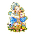Плакат "Снегурочка с друзьями" 14х23 см - Фото 1
