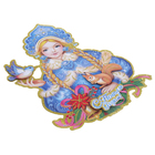 Плакат "Снегурочка с белочкой" 20х29 см, микс - Фото 4