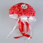 Букет-дублёр для невесты «Французское кружево» из силиконовых роз, красный - Фото 2