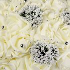 Букет-дублёр для невесты «Французское кружево» из силиконовых роз, белый - Фото 3