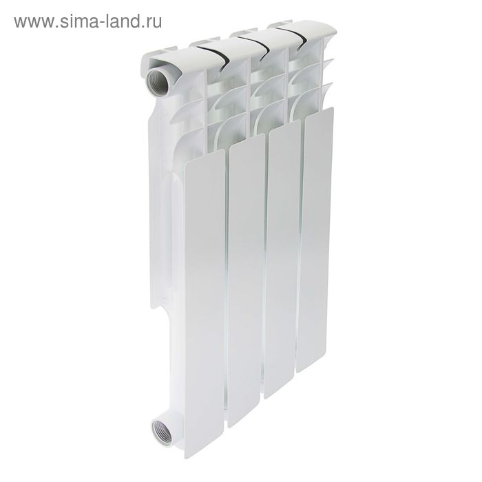 Радиатор алюминиевый STI, 500 x 76 мм, 4 секции - Фото 1