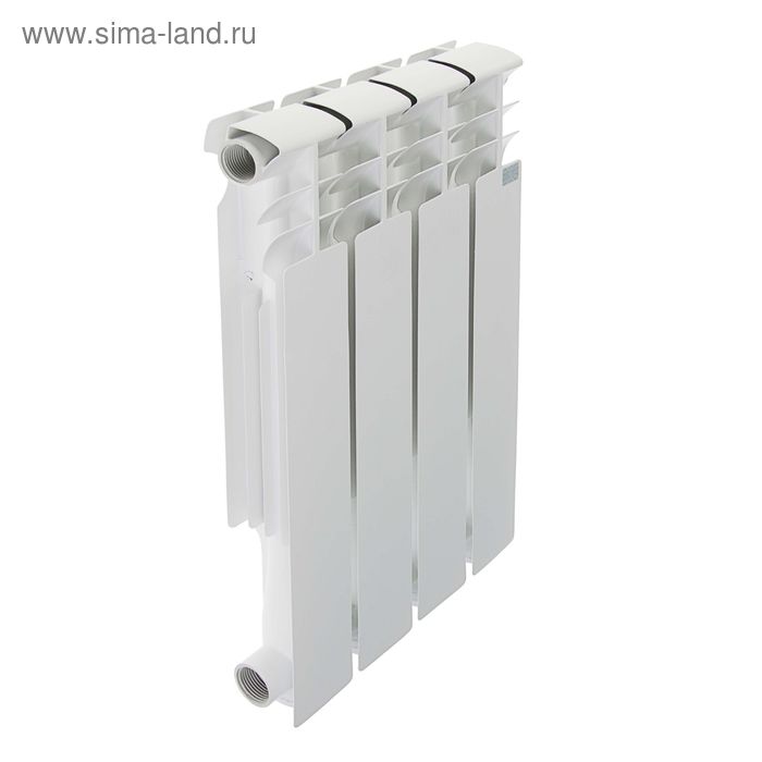 Радиатор алюминиевый STI, 500 x 80 мм, 4 секции - Фото 1