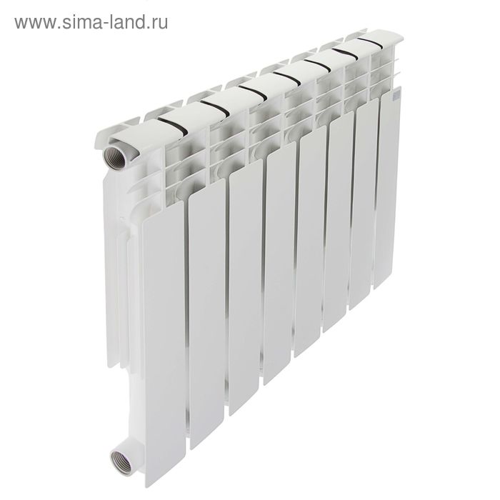 Радиатор алюминиевый STI, 500 х 80 мм, 8 секций - Фото 1