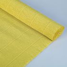 Бумага гофрированная, 579 "Жёлтая горчица", 0,5 х 2,5 м - Фото 2