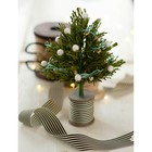 Бумага для упаковок и поделок, гофрированная, темно-зелёная, зеленая, однотонная, двусторонняя, рулон 1 шт., 50 см х 2,5 м - Фото 4