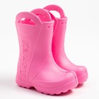 Сапоги резиновые детские, цвет светло-розовый, размер 26-27 - фото 8573014