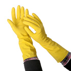 Перчатки резиновые с внутренним х/б напылением, размер S, Glov Professional, пара, цвет жёлтый, 50 г. - Фото 1