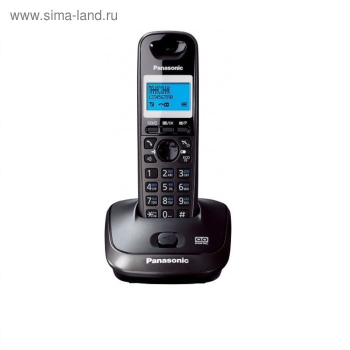 Телефон Panasonic KX-TG2521 RUT DECT, а/отв, комплект из базы и трубки - Фото 1