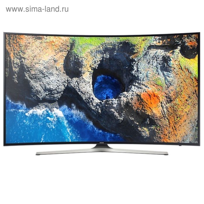 Телевизор Samsung UE49MU6300U, LED, 49", черный - Фото 1