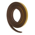 Уплотнитель резиновый самоклеящийся UNIBOB, профиль P, в катушке 6 м, коричневый - Фото 1