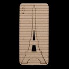 Чипборд картон "Эйфелева башня" 3,5х8 см - Фото 1