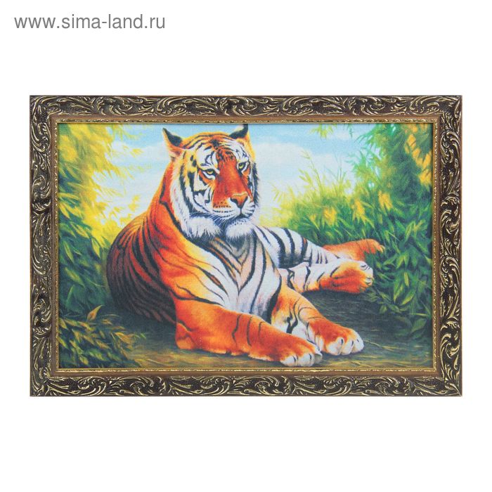 Гобеленовая картина "Тигр" 44*64 см - Фото 1