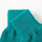 Перчатки одинарные для девочки, размер 16, цвет бирюзовый 6с177 - Фото 3