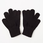 Перчатки одинарные 6с177, черный, размер 16 - Фото 2