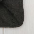 Шапка двойная для мальчика, размер 50-52, цвет серый меланж/чёрный кс166 - Фото 2