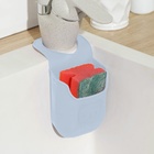 Подставка для губки Доляна «Симплекс», 20×9×4.5 см, голубая - Фото 1