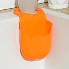 Подставка для губки Доляна «Симплекс», 20×9×4.5 см, голубая - Фото 2