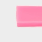 Молд для заливки Happy Birthday, силикон, 6.5×5.5×0.5 см, розовый - Фото 6