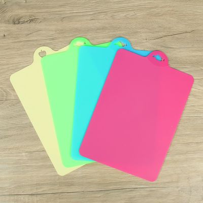 Набор досок разделочных пластиковых прямоугольных Доляна, 32×21 см, 4 шт, цвет МИКС