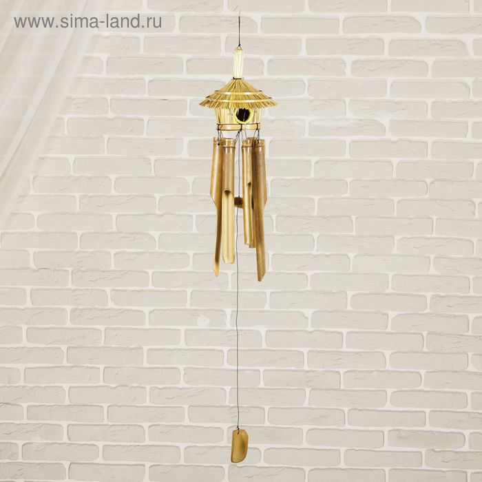 Музыка ветра «Домик», бамбук - Фото 1