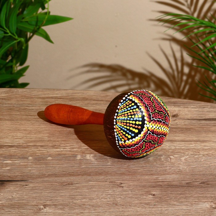 Сувенирный музыкальный инструмент «Маракас», 22×9×9 см, МИКС - Фото 1