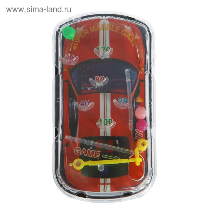 Головоломка-пинбол "Машинка", цвета МИКС - Фото 1