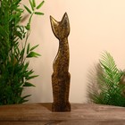 Сувенир дерево "Кошка золотая, лапки серебро" 60х12х6 см - Фото 3