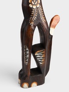 Сувенир «Кошка в ошейнике из камней и с расписным цветком», 60×12×6 см, дерево  (артикул 2028145)  большой выбор товаров оптом и в розницу по низким ценам с доставкой