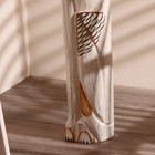 Сувенир «Кошка белая с бабочкой и бантом из мозаики», 100×16×7 см, дерево - фото 53658540