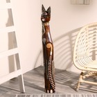 Сувенир дерево "Кошка в галстуке из мозаики" 100х16х7 см 2028167 - фото 16389386
