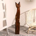 Сувенир дерево "Кошка в галстуке из мозаики" 100х16х7 см 2028167 - фото 16389387
