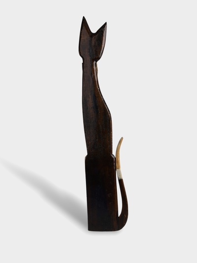 Сувенир «Кошка в галстуке из мозаики», 100×16×7 см, дерево, МИКС