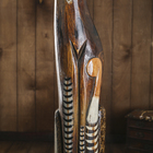 Сувенир «Кошка с бабочками и сердечком на ошейнике», 100×16×7 см, дерево - Фото 5