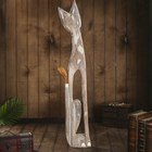 Сувенир дерево "Кошка с ошейником из страз и ромбиком" 100х16х7 см - фото 35906136